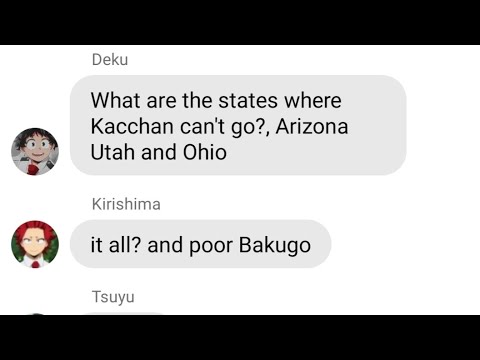 MHA Skit/Lyrics Prank ~ What States Where Bakugou Can't Go?| Victorious _ Sam & Cat