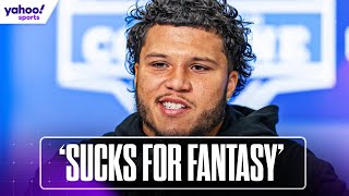 Why BLAKE CORUM going to RAMS 'sucks for FANTASY' | 2024 NFL Draft | Yahoo Sports