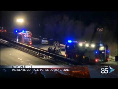 30 Gennaio 2020   Lecce   Statale 101   Incidente mortale perde la vita 27enne