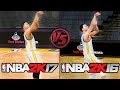 NBA 2K17 Vs NBA 2K16 Stephen Curry Shooting Layup Animation Comparison