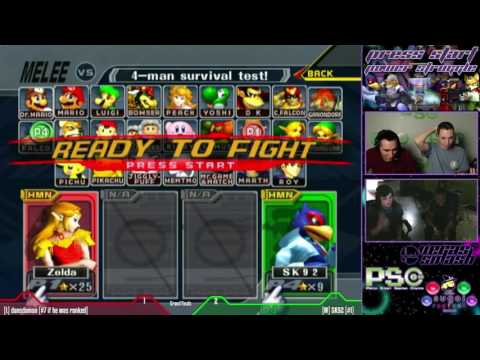 Melee - PSPS 7 - Singles - GF - dansdaman (Sheik) vs SK92 (Falco)