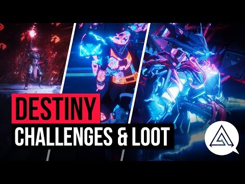 Destiny | Wrath of the Machine All Challenge Modes & Raid Loot - Vosik & Aksis