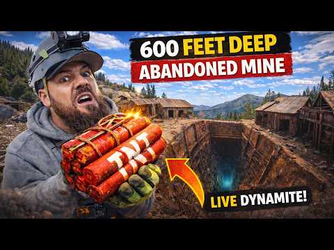 Exploring a 600ft Mine… We Found 100-Year-Old Dynamite