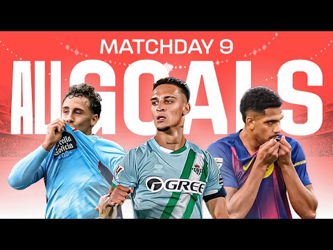 ALL GOALS MATCHDAY 9 LALIGA EA SPORTS 2025/26
