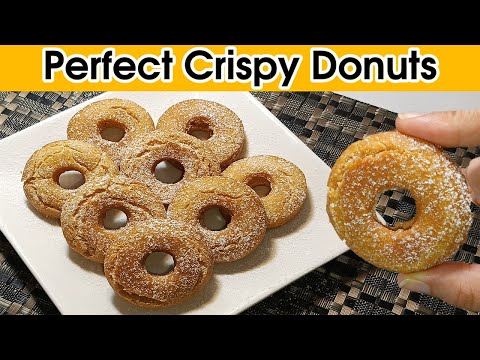 How To Make Perfect Crispy Donuts | Doughnuts Recipe