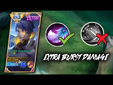 Build Burst Damage Tersakit AAMON 2023, Bukan Pakai Item Windtalker, tapi Feather - Mobile Legends