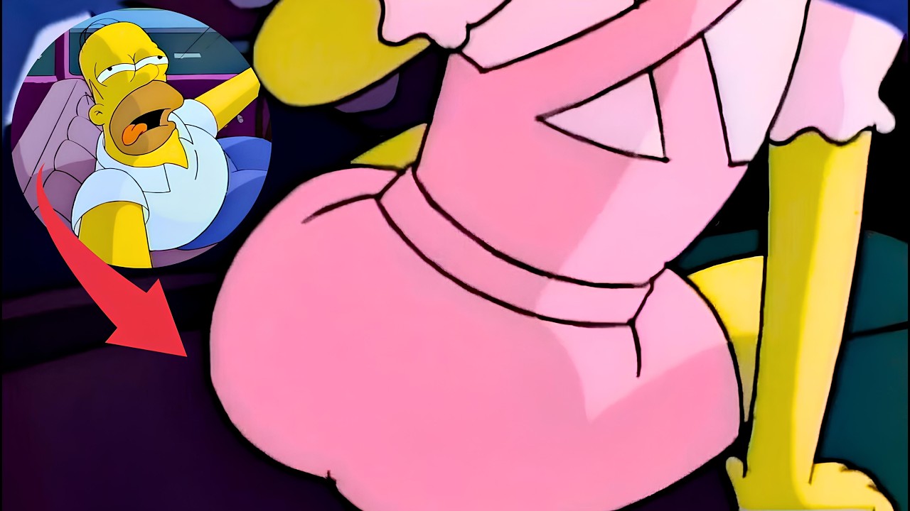 HOMERO SIMPSON le agarra EL TR4S3R0 a UNA CHICA
