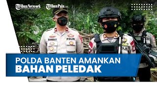 Polda Banten Amankan Benda Diduga Bahan Peledak dari Lokasi Terjadinya Ledakan di Pandeglang