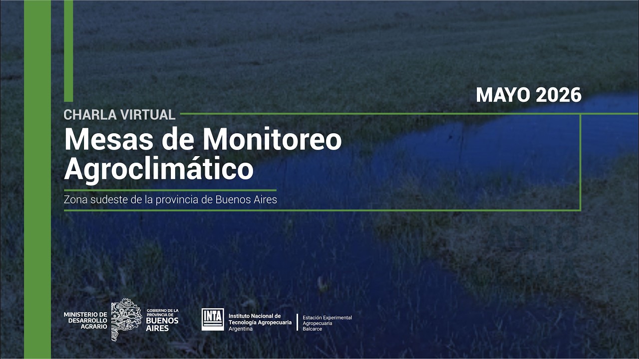 Mesa Monitoreo Agroclimático | Mayo 2026