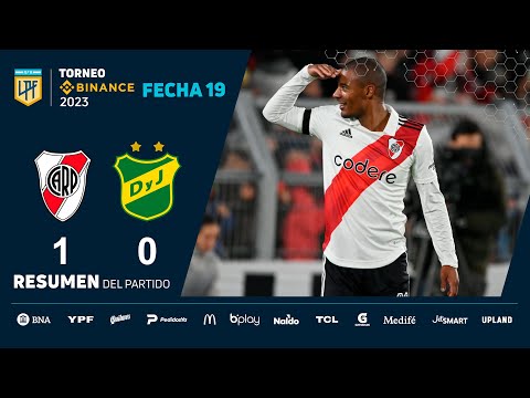 #TorneoBinance 2023 | Fecha 19 | resumen de River - Defensa y Justicia
