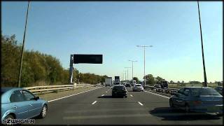 preview picture of video '294 - United Kingdom. England. M1 - Northampton (J16 to J15) [HD]'