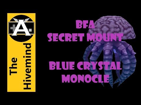 The Hivemind (Secret Mount) - Blue Crystal Monocle | World of Warcraft | Arkainjel