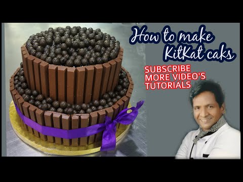 How to make KitKat Chocolate cake | How this a make KitKat | ravikumar cakes