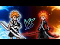 Ichigo TYBW V2 Bankai VS Ichigo Fullbring Bankai In Jump Force Mugen