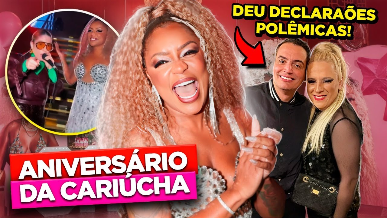 A FESTA DE ANIVERSÁRIO 'GENTE COMO A GENTE' DA CARIÚCHA | Diva Depressão