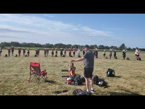Cadets 2021 Jay Bocook conducting Cadillac of the skys.