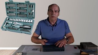 Mannesmann M29466 . Maletin de puntas con llaves de vaso. 130 Piezas