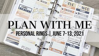 Plan with Me | Personal Rings | June 7-13, 2021 (feat. Magnolia Boulevard) #moterm #personalrings