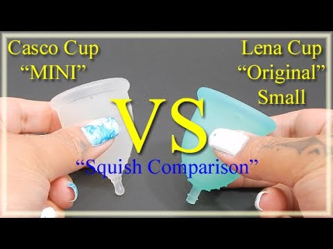 Casco Mini vs Lena Original Sm "Squish" - Menstrual Cups