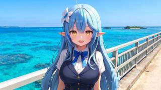 【二次創作バーチャルVlog】シネマティックな世界×雪花ラミィ 夏の宮古島 宮古ブルーの海を巡る島旅