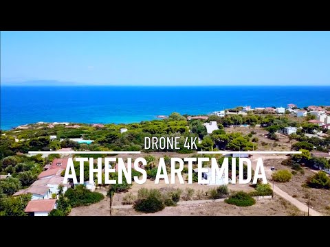 ATHENS Αθήνα drone 4K GREECE ARTEMIDA Αρτέμιδα Σπάτα Ελλάδα UHD