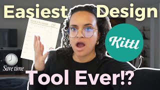 Make FAST and EASY Money Online Selling Digital Products using Kittl! | Quick Design Tutorial