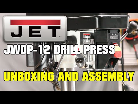 Jet JWDP-12 Drill Press Unboxing and Assembly *With CC Commentary*