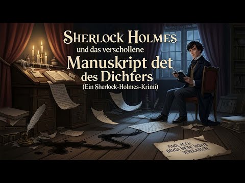 🕵️‍♂️Sherlock Holmes und das verschollene Manuskript des Dichters | Ein Sherlock Holmes-Krimi.