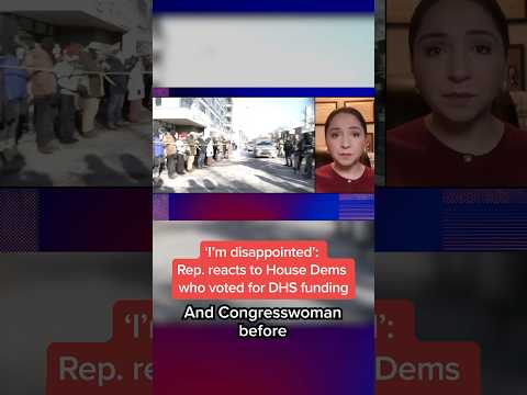 'I'm disappointed': Rep. reacts to House Dems who voted for DHS funding