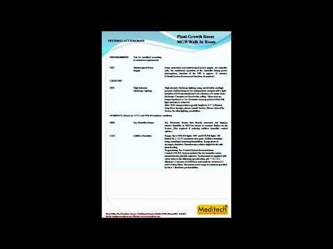 MTCR180 Tissue Culture Room