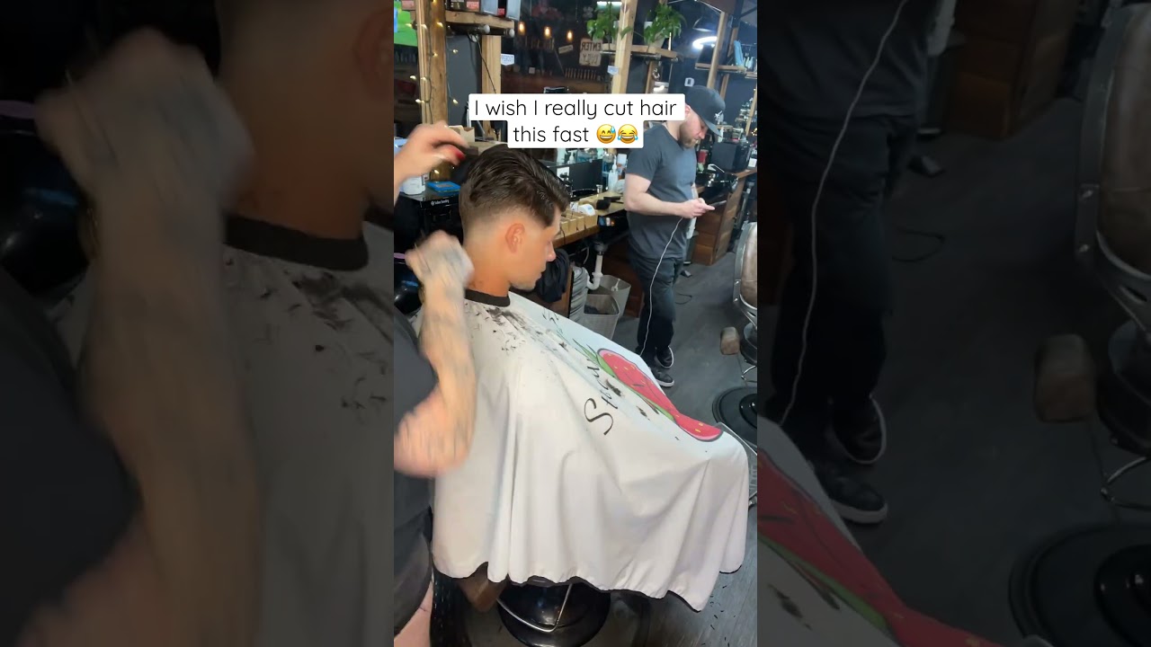 Fastest haircut everrrrrr 👀