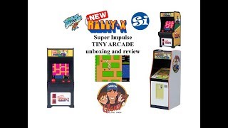 New Rally-X TINY ARCADE by Super Impulse unboxing and review