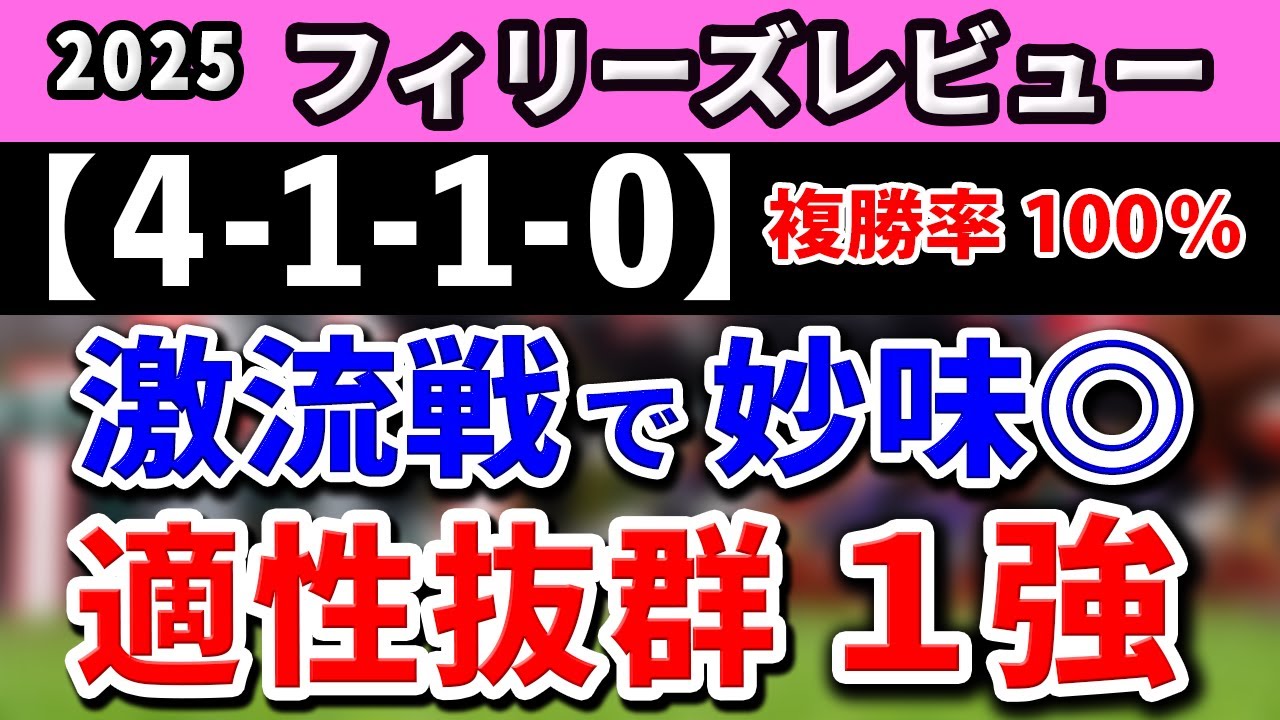 フィリーズレビュー2025【鉄板◎注目馬⇒複勝率100％(4-1-1-0)】短距離馬参戦でハイペース必至！適性抜群の1強はコレ！＆最終追い切りBEST3発表！