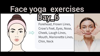 Day-6 Face exercises to lose face fat | face yoga| slimmer face yoga