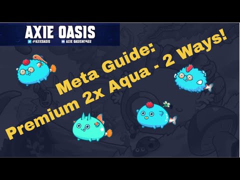 Meta 2x Aqua Builds and Gameplay | Ft. 4 Premium Axies!