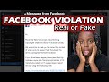 Received Email Stating Facebook Copyright Violation, Is it a SCAM or REAL | EditsByEni
