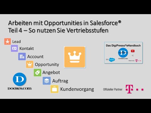 Arbeiten mit Opportunities® in Salesforce® - Teil 4 – So nutzen Sie Vertriebsstufen