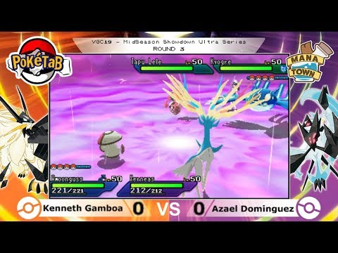 Kenneth Gamboa VS Azael Dominguez - RONDA 3 VGC19 MidSeason Showdown Ultra Series