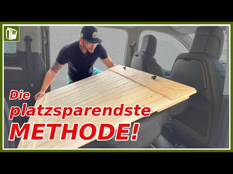 A brilliant sleeping area for little money! Camper van conversion