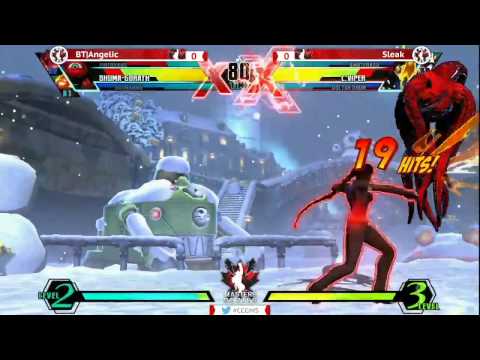 CCGMS UMvC3 LT8 - BT Angelic (FIR-DOR-SHU) vs Sleak (VIP-DRD-AMA)