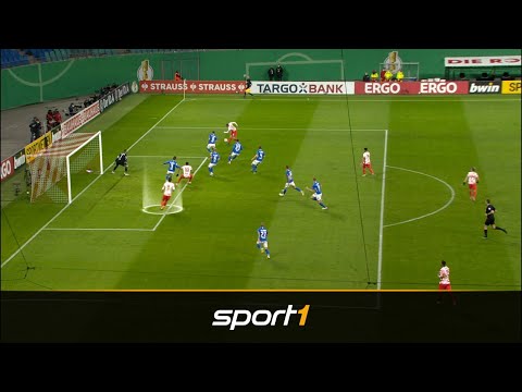 RB-Star komplett frei! Rostocks Defensive schläft früh  | SPORT1 - DFB-Pokal