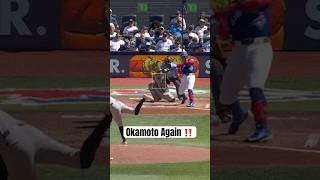 Home runs on back-to-back days for Kazuma Okamoto ???? #BlueJays