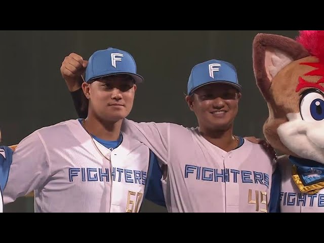 ファイターズ・佐藤龍世選手・郡拓也選手ヒーローインタビュー 8月2日 北海道日本ハムファイターズ 対 福岡ソフトバンクホークス