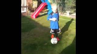 Charlie showing some skills in the garden :)