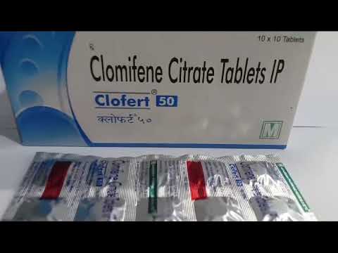Clofert 50mg tablet, packaging type: box