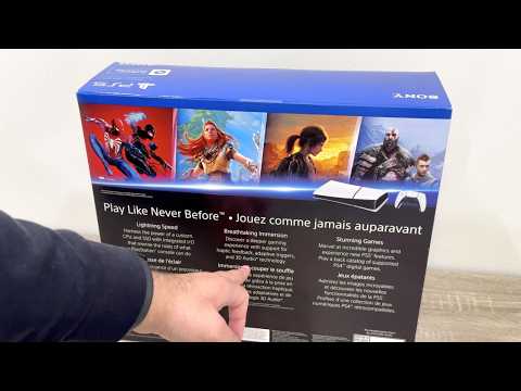 PS5 Slim Unboxing! Digital Edition with No Game!