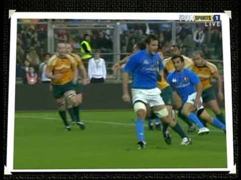 Quade Cooper Try - Wallabies v Italy