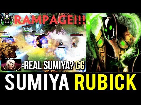 Unreal Rubick Skills Better Than Invoker and Genius Moves by Rubick SumiYa MMR Dota 2 Ranked