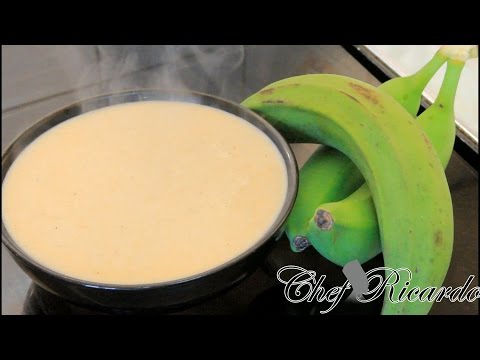 Jamaican Green Banana And Green Plantain Purridge, | Recipes By Chef Ricardo