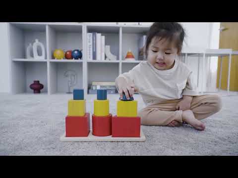 【泰國Plantoys】 形狀分類套疊積木